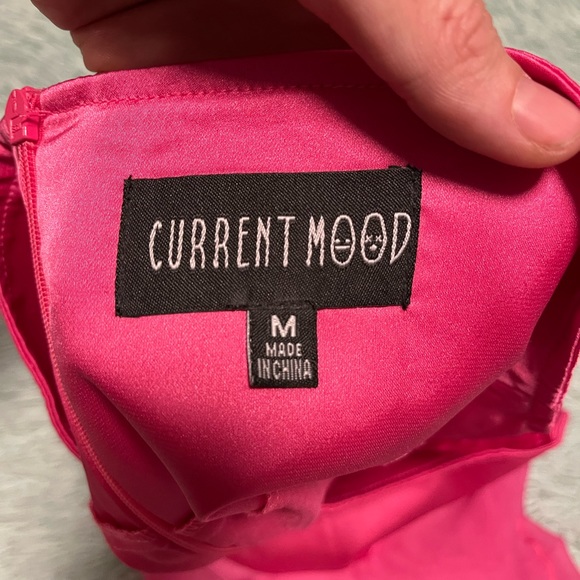 Dolls Kill Current Mood Hot Pink Mini Skirt - Picture 4 of 4